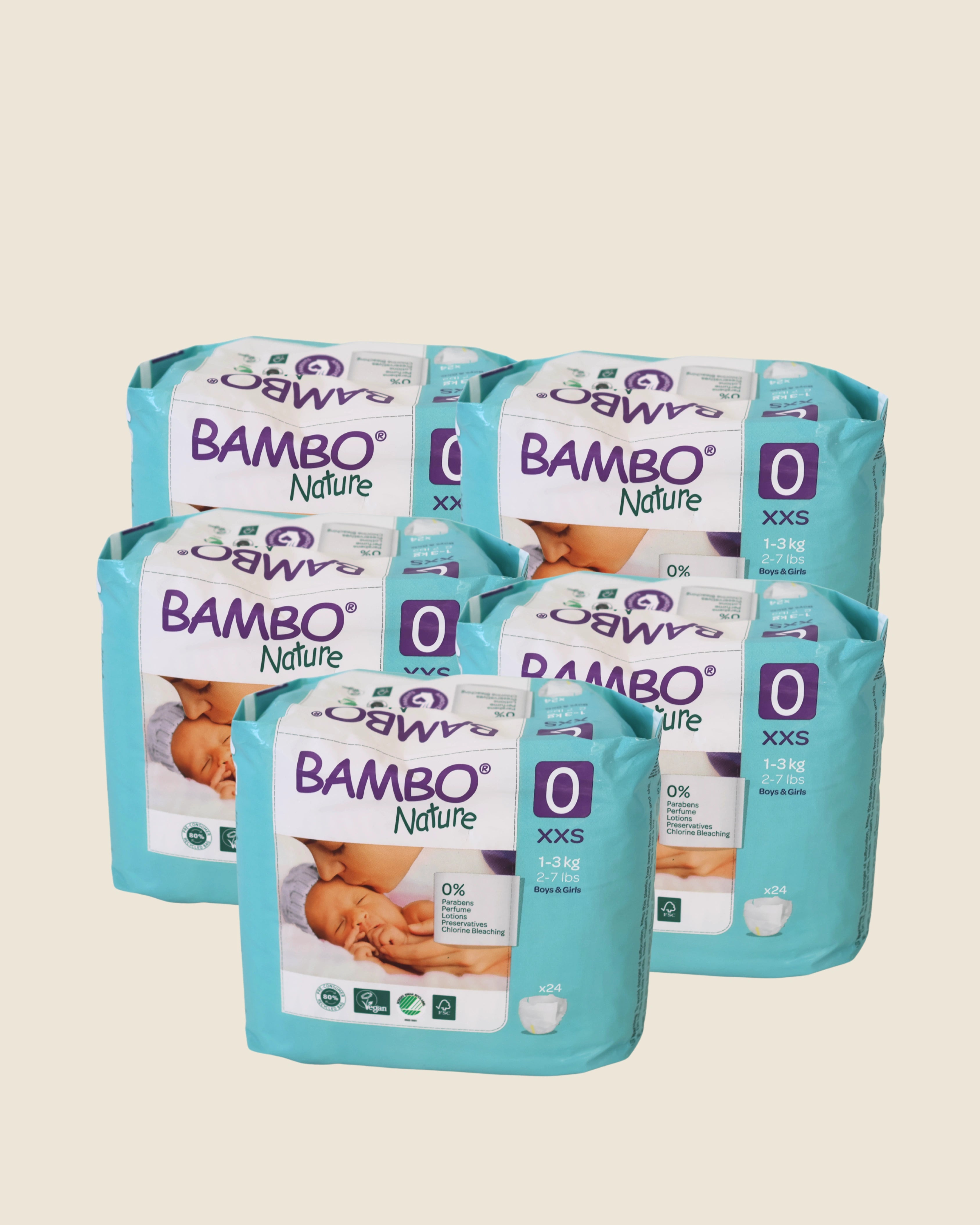 Pack Fraldas Bambo Nature