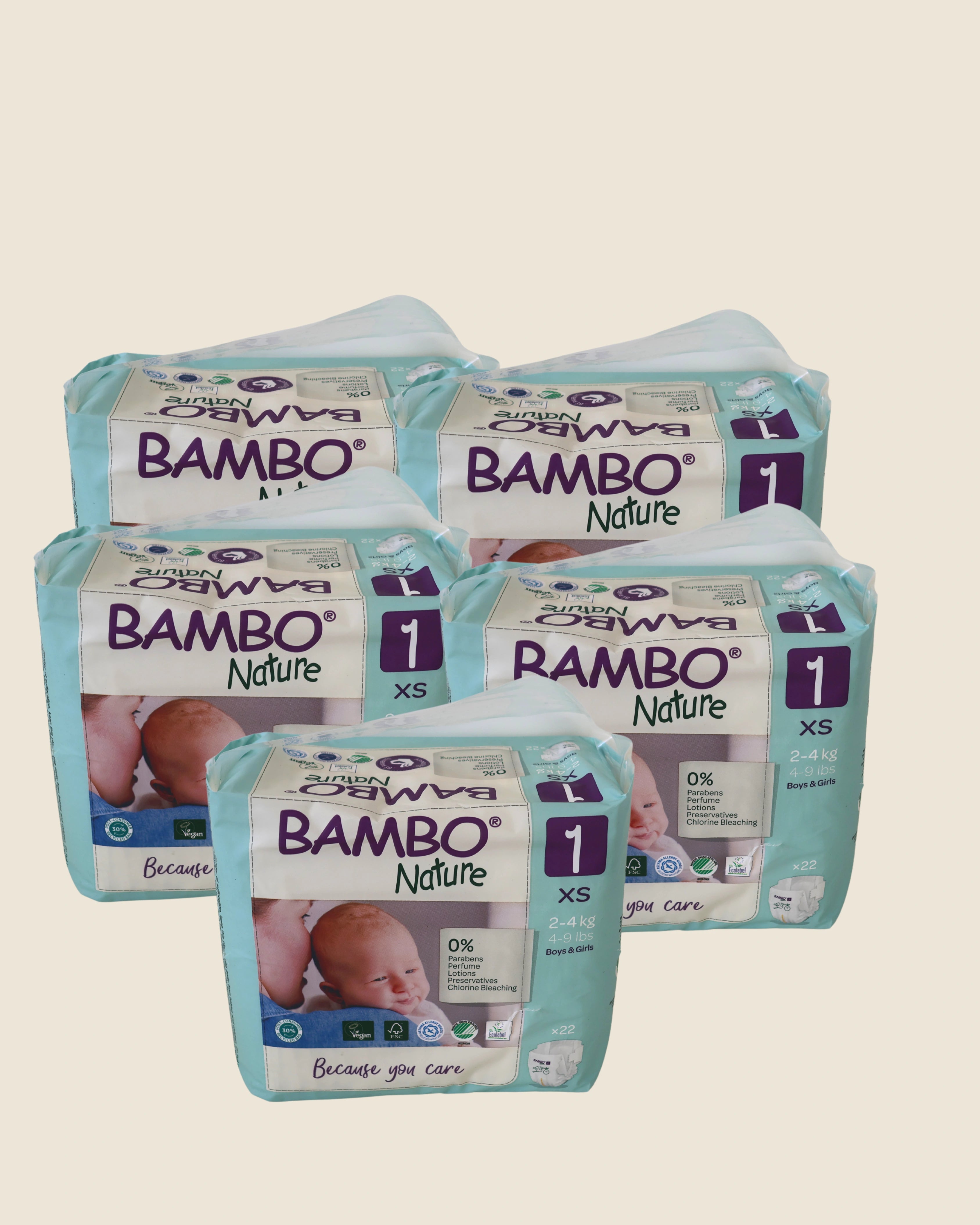 Pack Fraldas Bambo Nature
