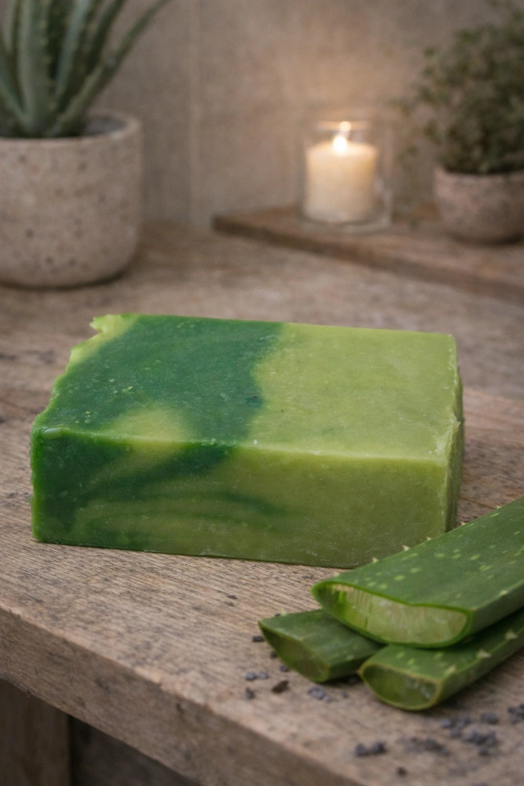 Sabonete Artesanal | Aloe Vera | 100g