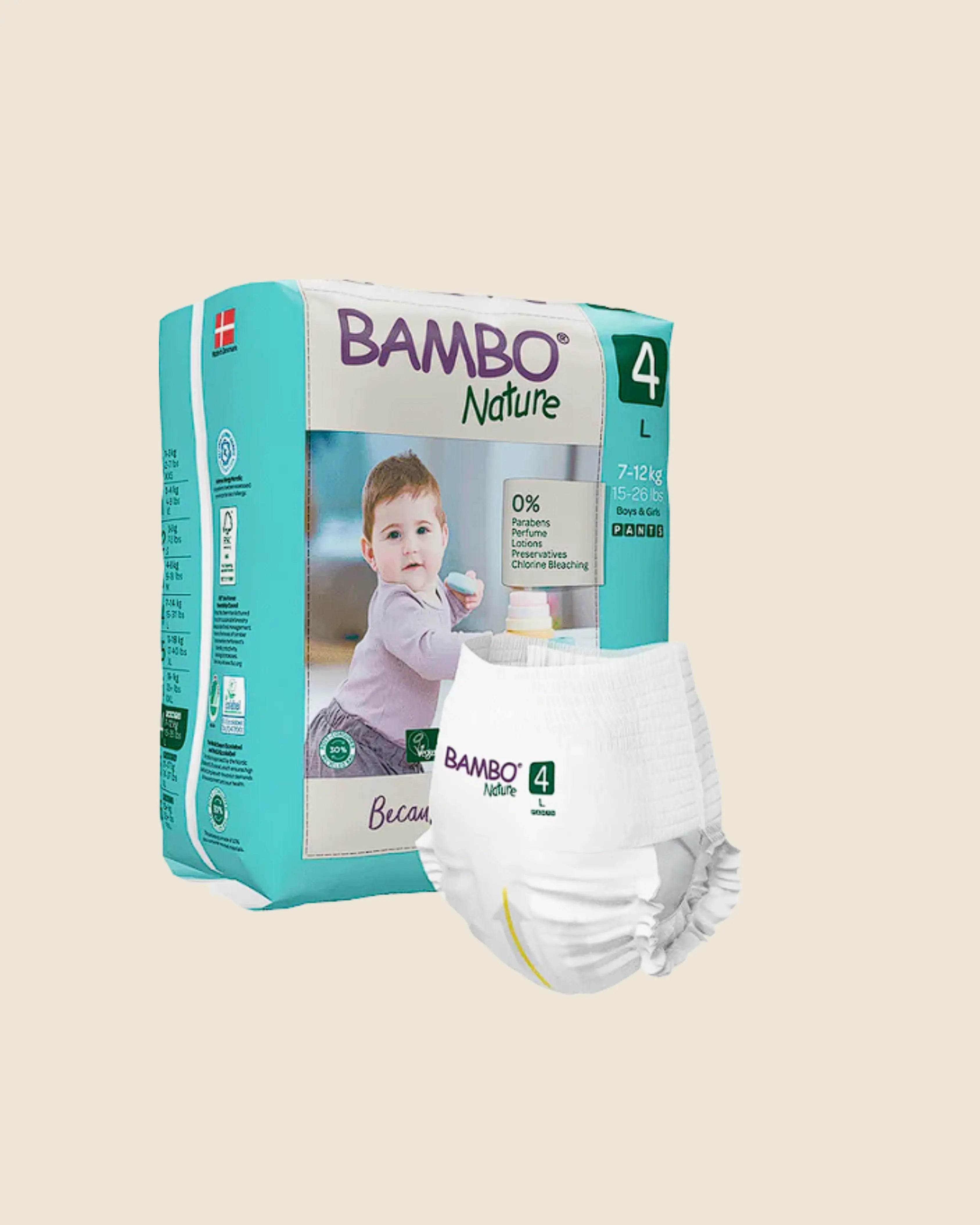 Fraldas Cueca Bambo Nature