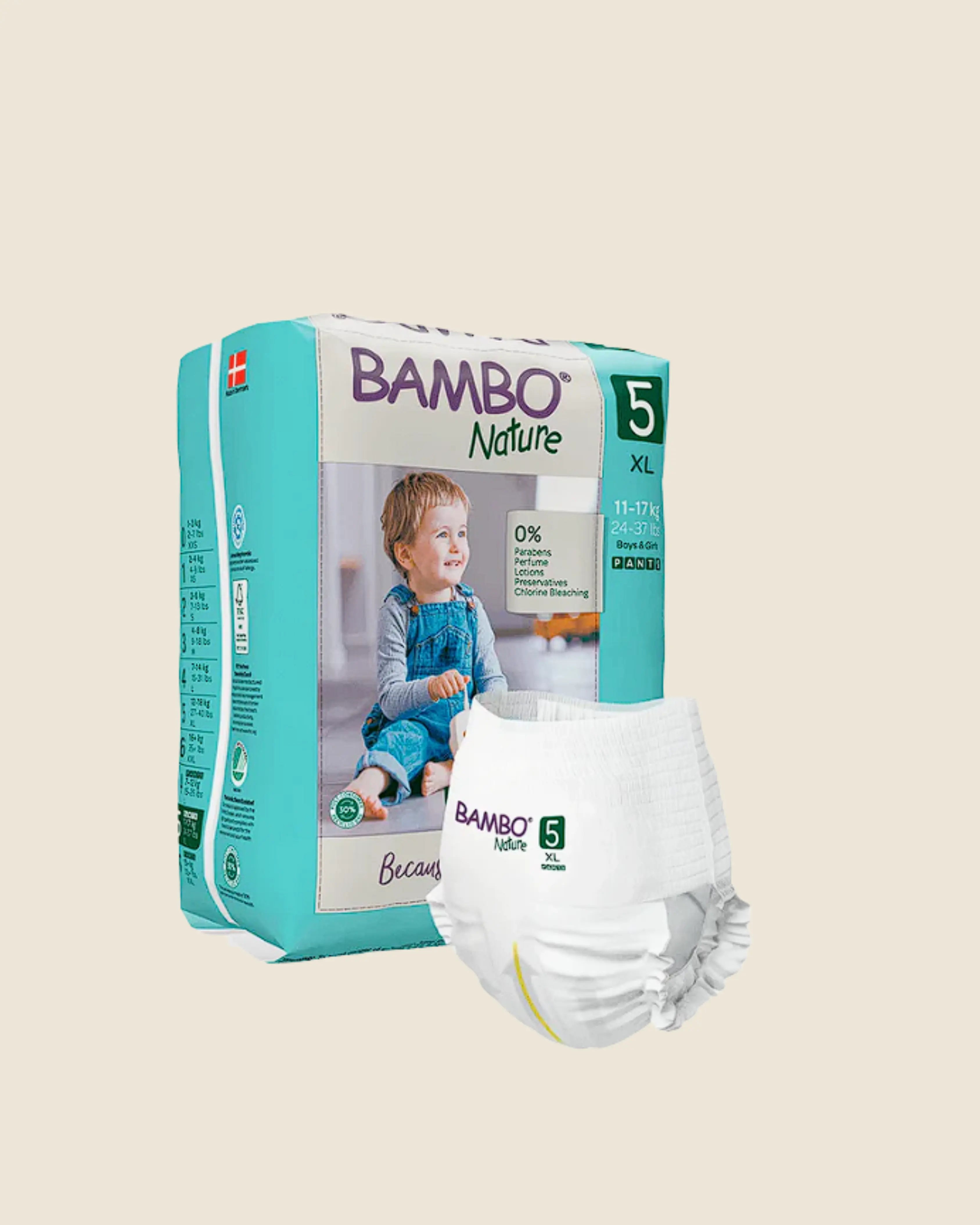 Fraldas Cueca Bambo Nature