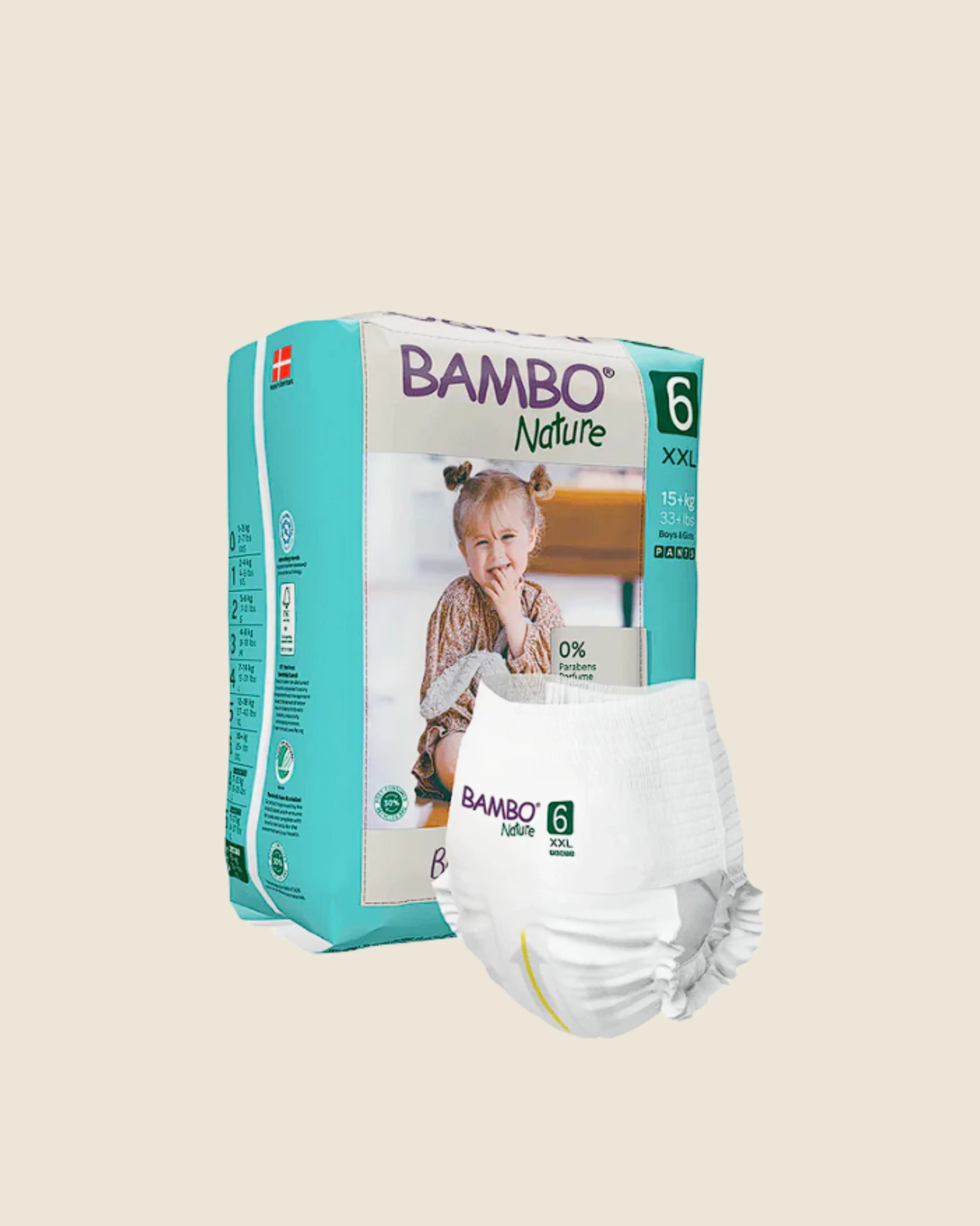 Fraldas Cueca Bambo Nature
