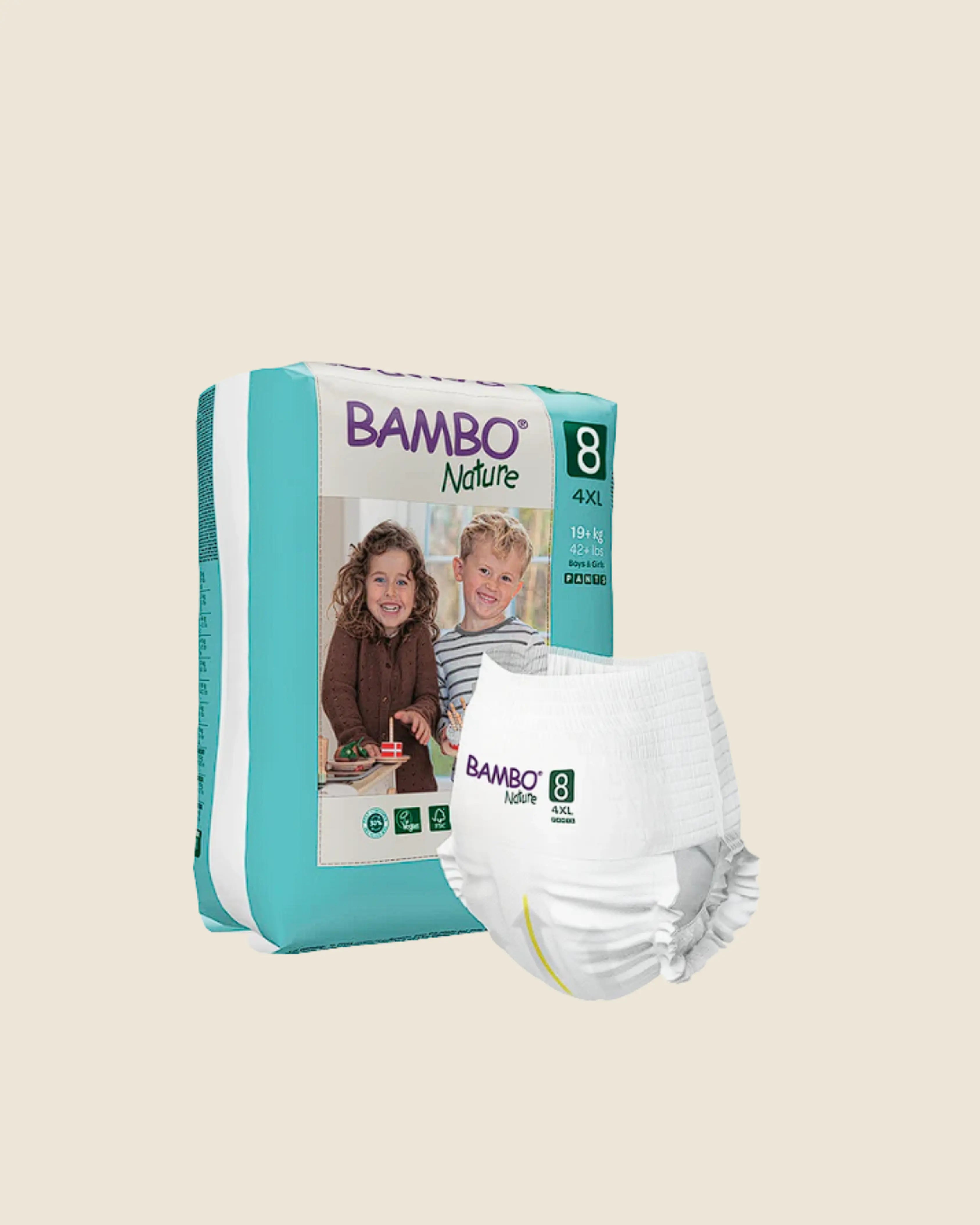 Fraldas Cueca Bambo Nature