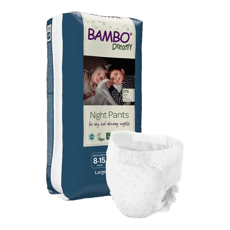 Fraldas Noturnas Bambo Dreamy M (4-7 anos) 10 unidades