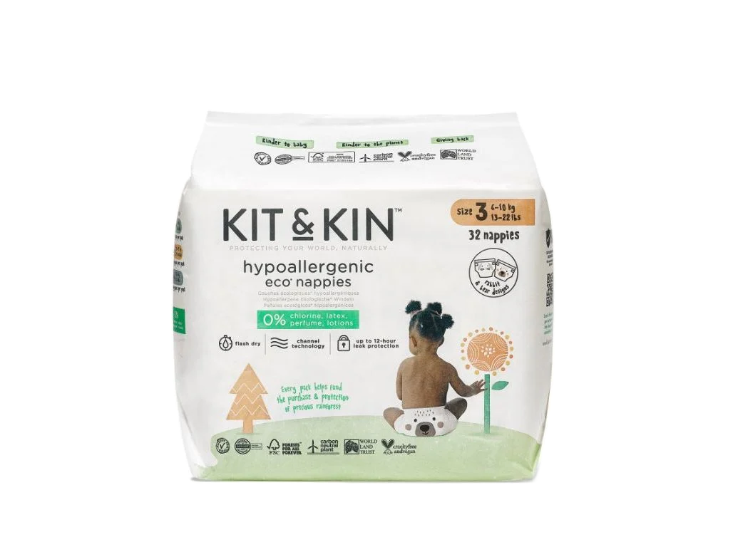 Fraldas Hipoalergénicas Kit&Kin