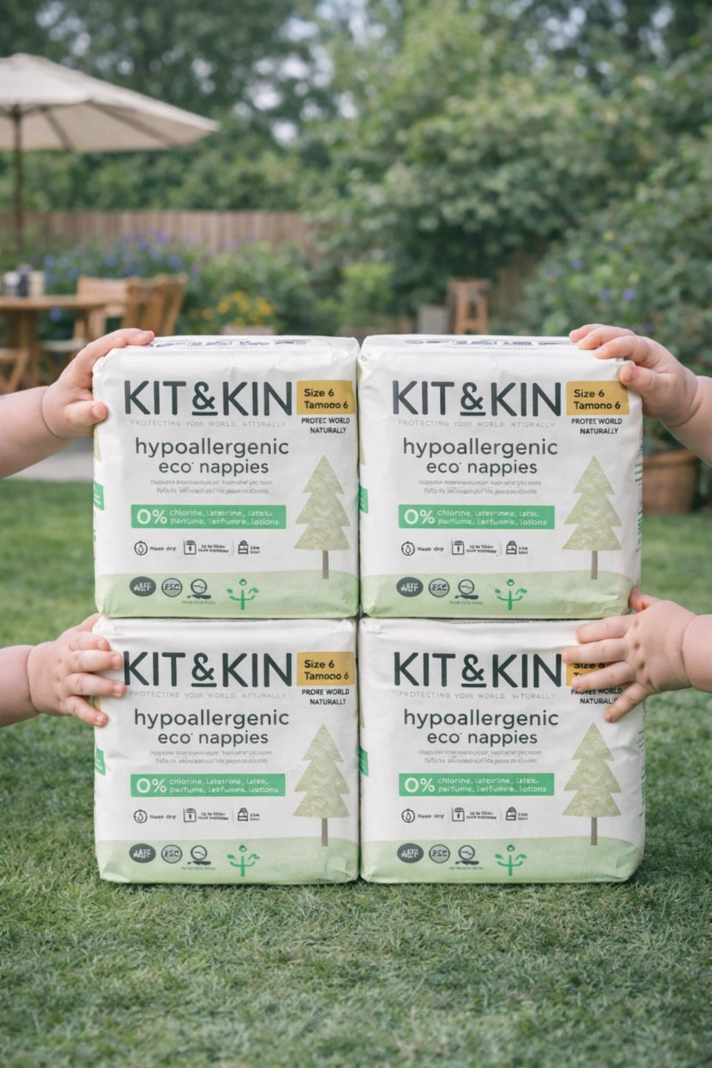 Pack Fraldas Hipoalergénicas Kit&Kin