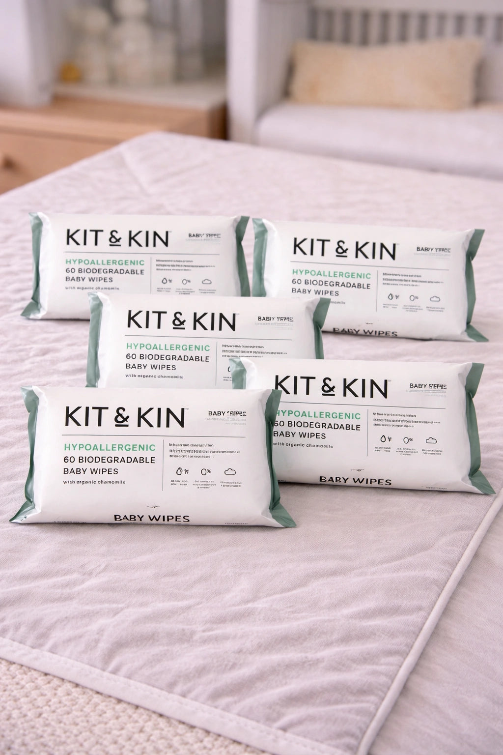 Pack Toalhitas Hipoalergénicas Kit&Kin